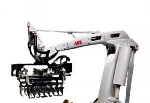 Bag palletizing robot, automatic bag stacking machine, YUPACK, industrial packaging automation