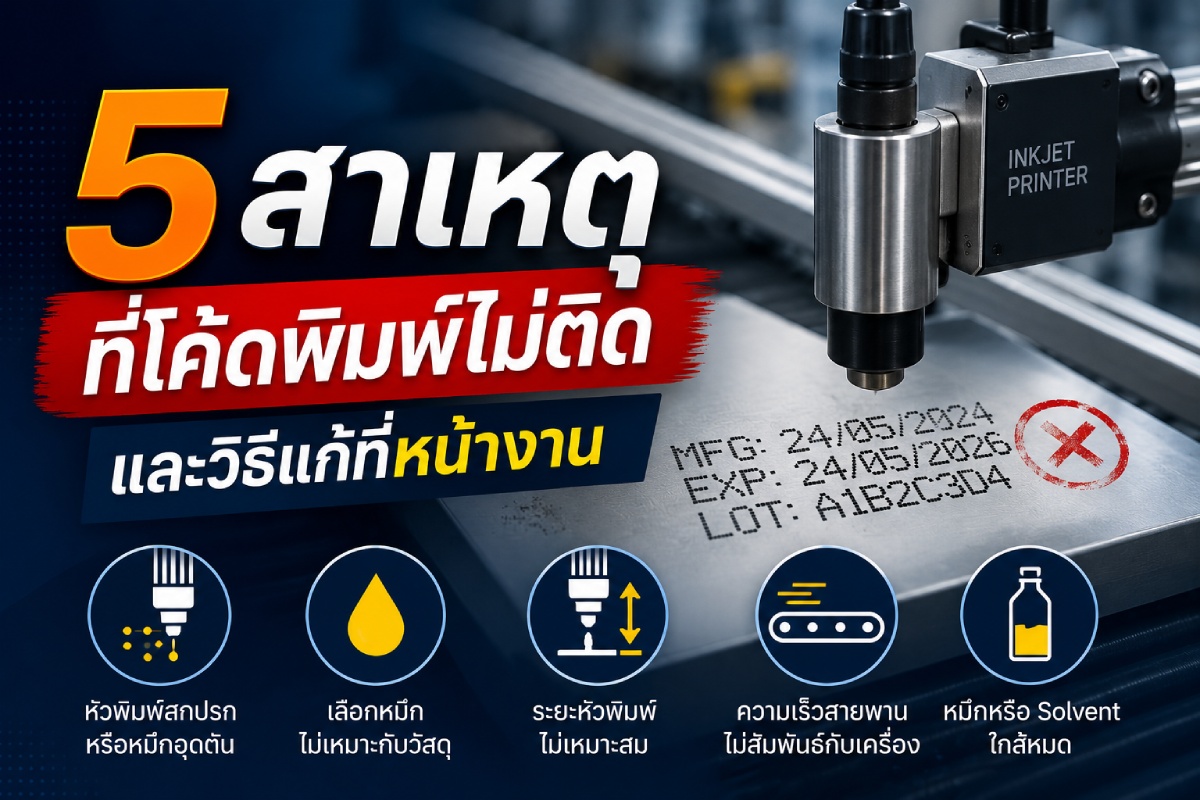 สาเหตุที่โค้ดพิมพ์ไม่ติด