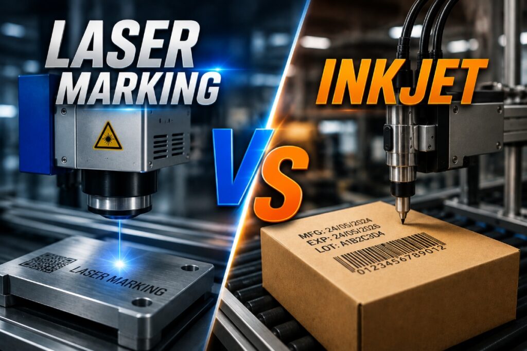 Laser Marking vs Inkjet