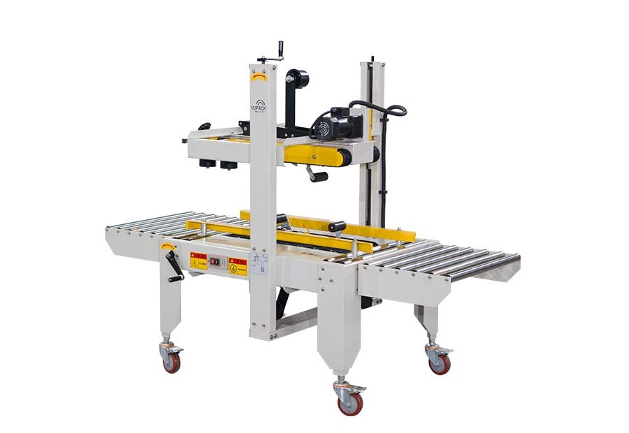 Semi-auto case sealing machine (up and down drive) FXJ-6050 – product image, industrial automation, packaging machine