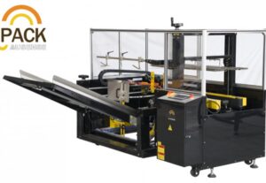 Automatic Case Erector YPK-4012 (BLACK) – product image, industrial automation, packaging machine