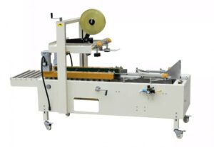 Semi-automatic cardboard box/case erector – product image, industrial automation, packaging machine