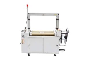 MH-102A Automatic strapping machine (belt table type) – product image, industrial automation, packaging machine