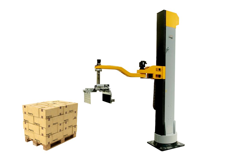 Single column joint palletizer YPK-JDB20 – product image, industrial automation, packaging machine