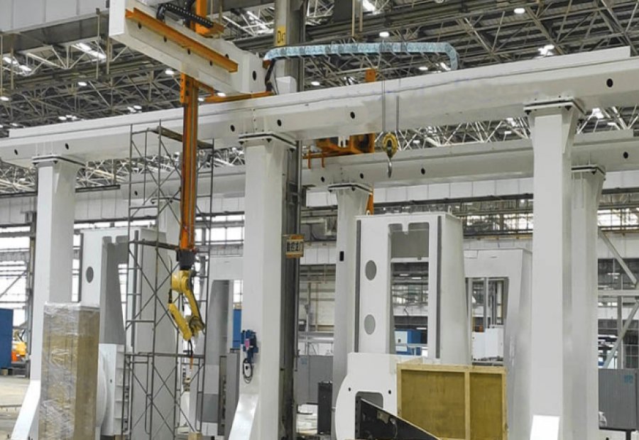 Truss palletizer robot, automatic palletizing system, YUPACK, industrial automation
